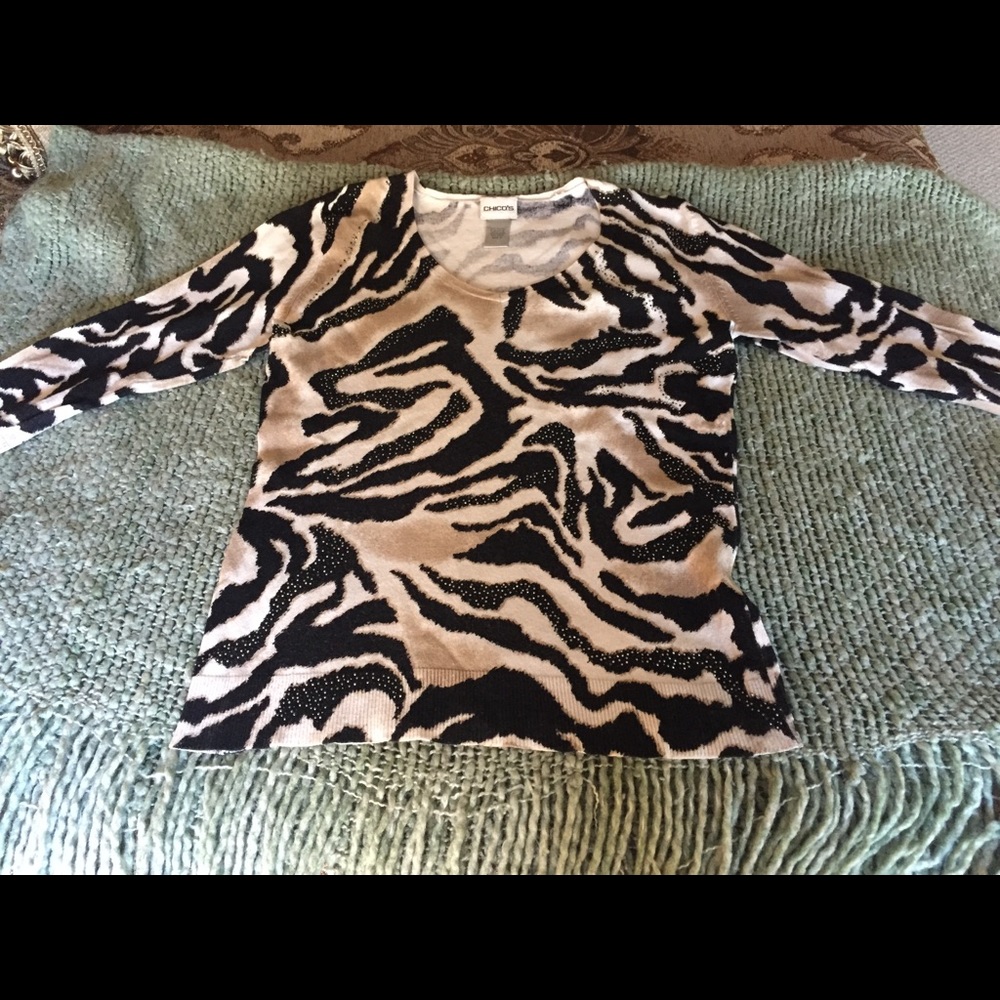 Chico’s V-Neck Sweater Size 0 or Small